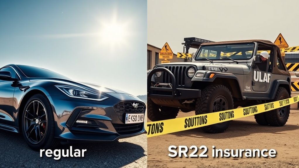 sr22 versus standard insurance